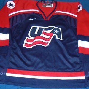 Nike National Team USA Olympic Hockey Americans Jersey Size XL